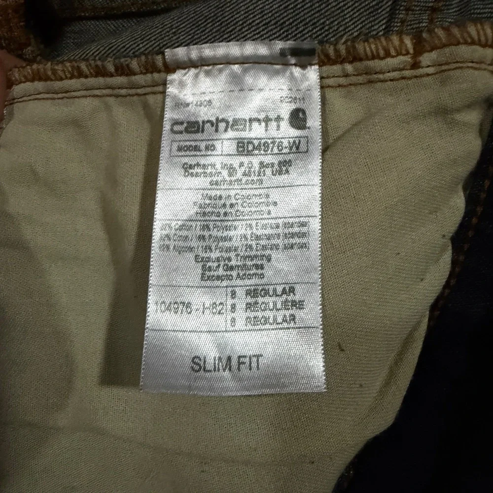 Carhartt Slim Fit Jeans Women's Size 8 Regular Dark‎ Denim